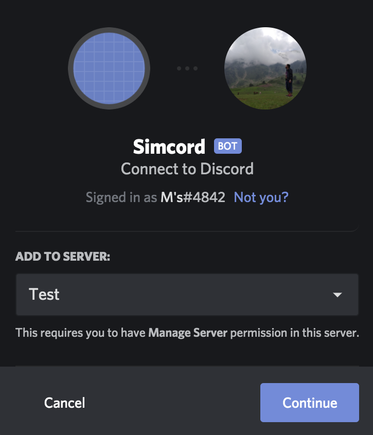 Add to Server